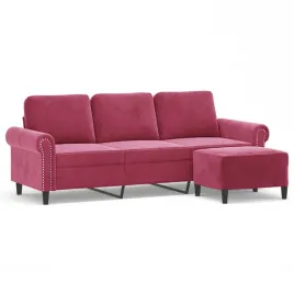 3-osobowa-sofa-z-podnozkiem-winna-czerwien-180-cm-aksamit