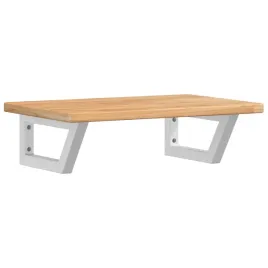 polka-scienna-pod-umywalke-stal-i-lite-drewno-debowe
