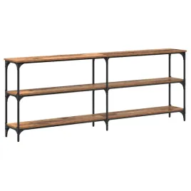 stol-konsolowy-z-polka-stare-drewno-200-x-29-x-75-cm