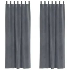zaslony-z-zaslonami-2-pcs-jasnoszary-140-x-260-cm-aksamit