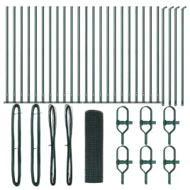 ogrodzenie-z-slupkami-zielony-0-6-x-50-m-stal