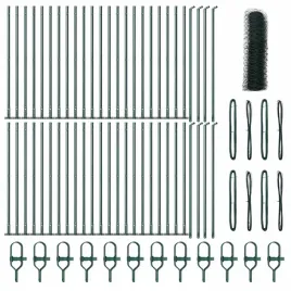 ogrodzenie-z-slupkami-zielony-0-6-x-100-m-stal-pokryta-pcv