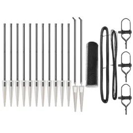 ogrodzenie-z-slupkami-szary-0-4-x-25-m-stal-pokryta-pcv