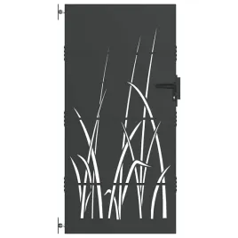 brama-ogrodowa-czarny-85-x-200-cm-stal-malowana-proszkowo