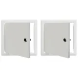 panel-dostepu-2-pcs-bialy-20-x-20-cm-stal