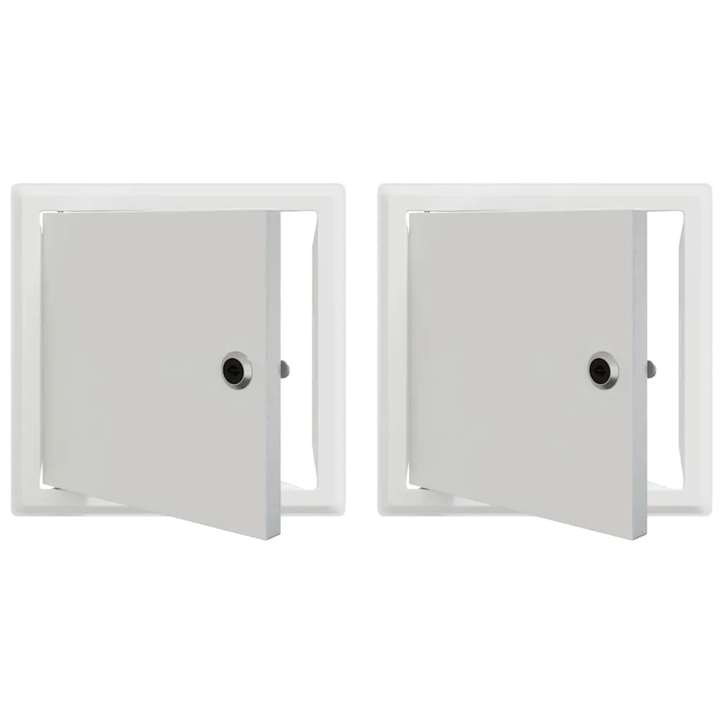 panel-dostepu-2-pcs-bialy-20-x-20-cm-stal