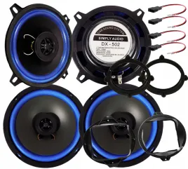 simply-audio-glosniki-4-szt-audi-a3-8l-przod-tyl-dystanse-zestaw