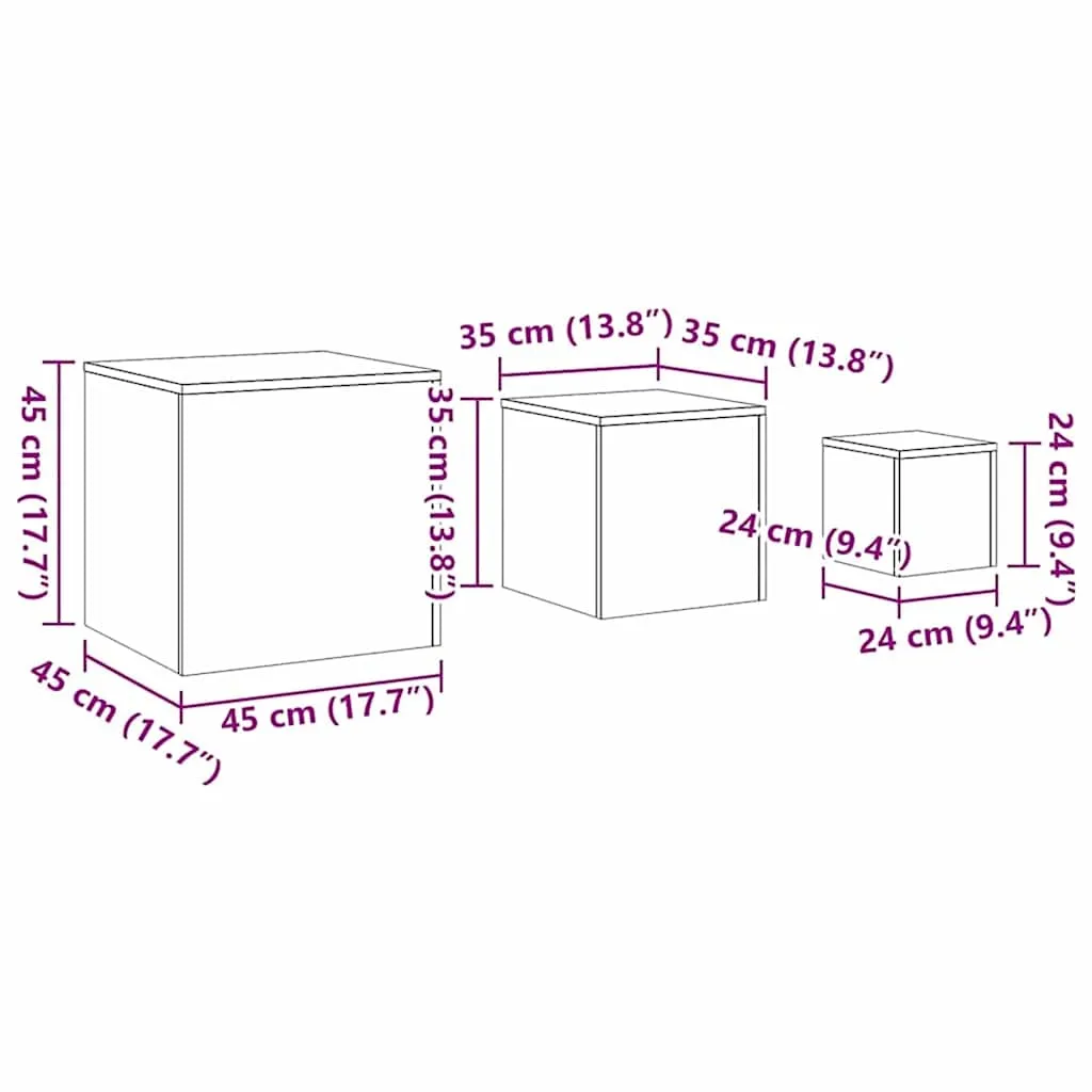 stolik-nesting-3-pcs-czarny-dab-45-x-45-x-45-cm