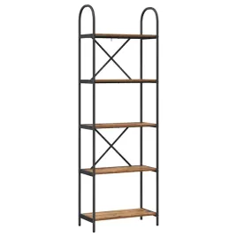 polka-na-ksiazki-stare-drewno-60-x-30-x-183-cm