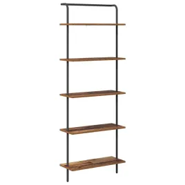 polka-na-ksiazki-stare-drewno-60-x-24-x-168-cm