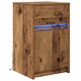 led-stolik-nocny-z-szuflada-stare-drewno-38-x-34-x-61-cm