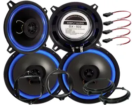 simply-audio-glosniki-4-szt-audi-a4-b5-przod-tyl-dystanse-zestaw
