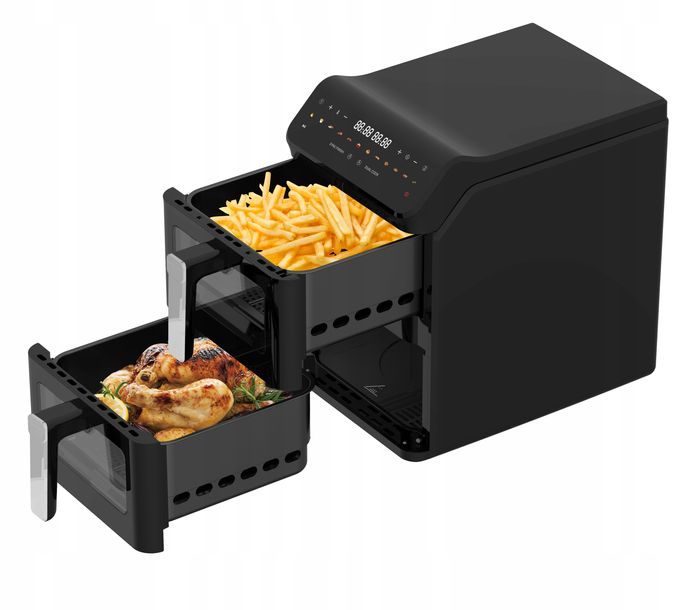 FRYTKOWNICA BEZTŁUSZCZOWA 2800W AIR FRYER 11L DUŻA XXL