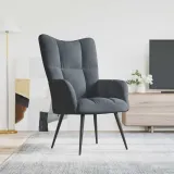 fotel-ciemnoszary-obity-aksamitem
