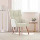 fotel-kremowy-obity-aksamitem