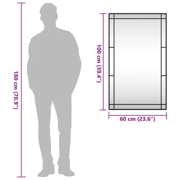 lustro-scienne-czarne-60x100-cm-prostokatne-zelazo-stan-nowy