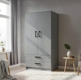 szafa-do-przedpokoju-dwudrzwiowa-garderoba-szara-90cm-5kolorow-tris-2