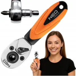 grzechotka-mini-do-bitow-i-nasadek-1-4-neo-105mm-72-zeby-stal-crv-crmo