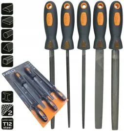 pilniki-do-metalu-200mm-zestaw-pilnikow-5szt-neo