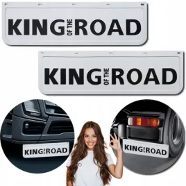 chlapacz-fartuch-tloczony-oslona-blotna-king-of-the-road-bialy-czarny-60x18