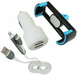 ladowarka-samochodowa-2xusb-31a-z-uchwytem-telefonu-microusb-iphone-12-24v