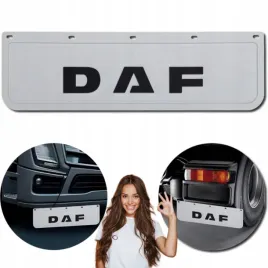chlapacz-fartuch-tloczony-oslona-blotna-daf-bialy-czarny-60x18cm