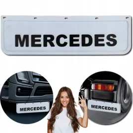 chlapacz-fartuch-tloczony-oslona-blotna-mercedes-bialy-czarny-60x18cm