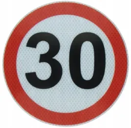 nalepka-naklejka-odblaskowa-predkosc-30-km-h-20cm