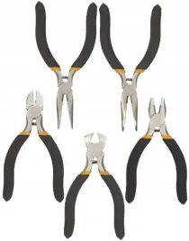 szczypce-precyzyjne-mini-115mm-zestaw-5szt-solidne