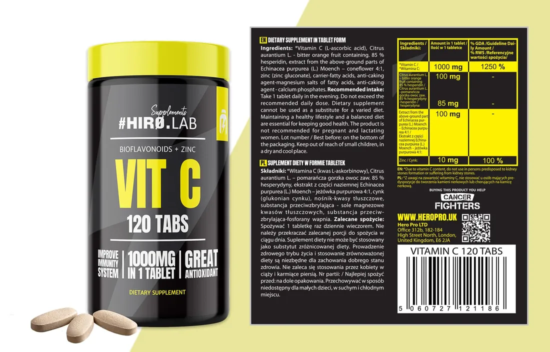 hiro-lab-witamina-c-120tabs