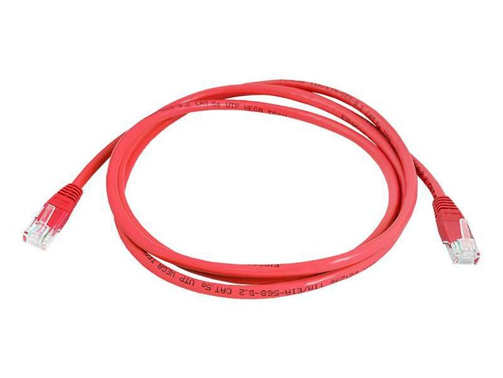 Kabel Komputerowy Sieciowy 1,5M 8P8C(PATCHCORD) 1:1, 8p8c, 1,5m, czerwony 8