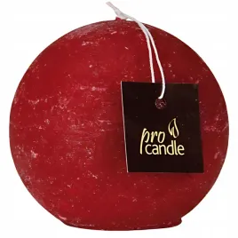 pro-candle-swieca-jesienna-czerwona-kula-zapach-czerwona-porzeczka-10-cm