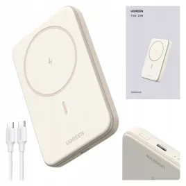 powerbank-magnetyczny-ugreen-pb561-10000mah-15w-bezowy