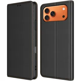 etui-do-iphone-17-pro-skorzane-czarne-zamykane-magnetyczne-szklo-9h
