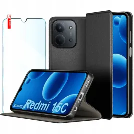 etui-skorzane-zamykane-czarne-magnetyczne-case-do-xiaomi-redmi-15c-5g-szklo