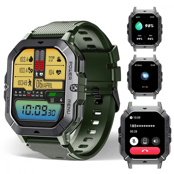 smartwatch-oukitel-bt101-green-material-paska-tworzywo-sztuczne