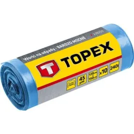 worki-na-smieci-240l-10szt-odpady-niebieskie-topex