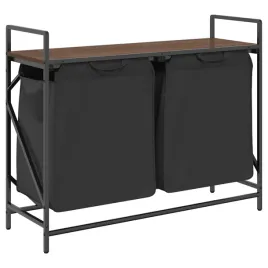 kosz-na-pranie-2-przegrody-z-polka-brazowy-dab