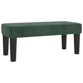 lawka-ciemnozielona-70x30x30-cm-tapicerowana-aksamitem