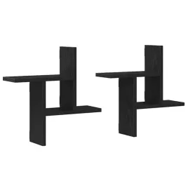 polki-scienne-2-szt-czarny-dab-38x12x38-cm