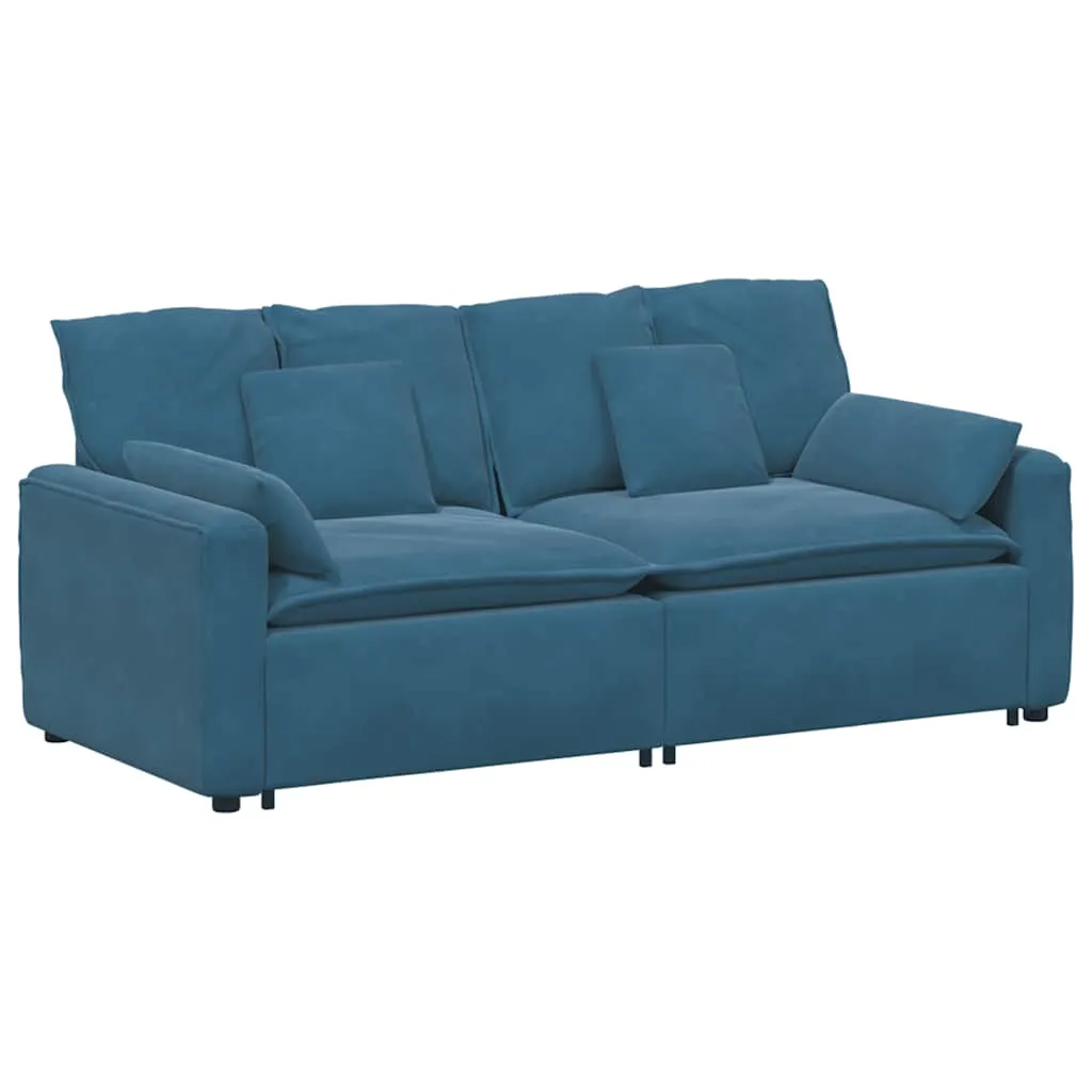 sofa-modulowa-z-poduszkami-niebieska