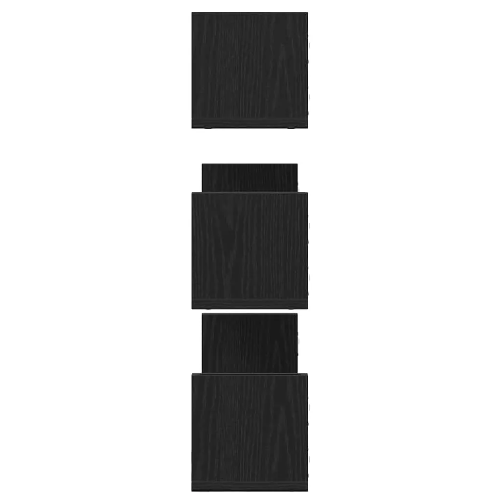 polki-scienne-3-szt-czarny-dab-58x18x18-cm