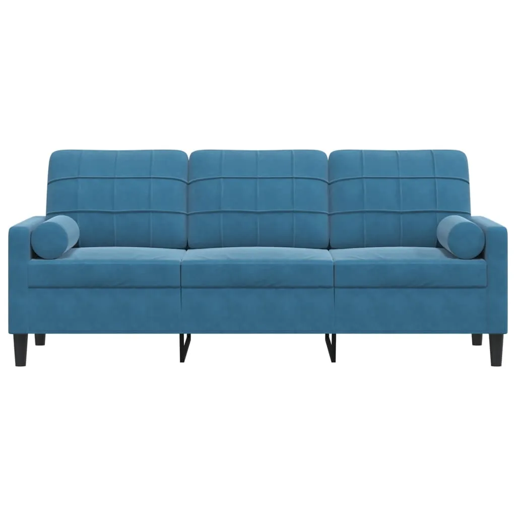 3-osobowa-sofa-z-poduszkami-niebieska-180-cm-aksamit-stan-nowy
