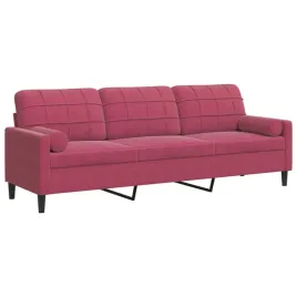 3-osobowa-sofa-z-poduszkami-winna-czerwien-210-cm-aksamit