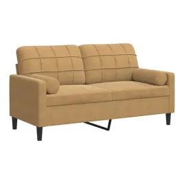 2-osobowa-sofa-z-poduszkami-brazowa-140-cm-aksamit