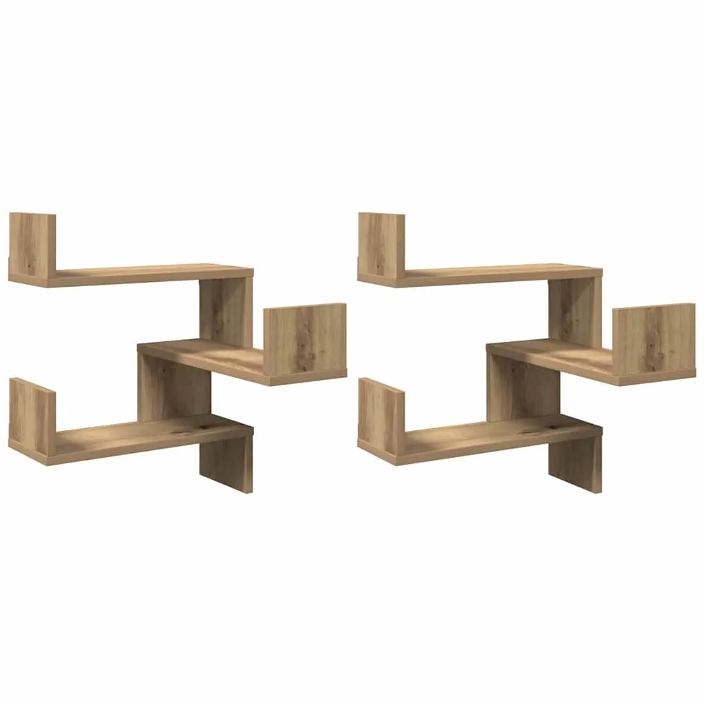 polki-scienne-2-szt-dab-artisan-40x40x495-cm