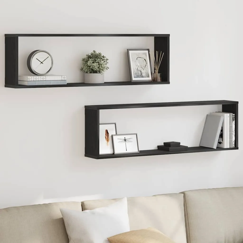 polki-scienne-cube-2-szt-czarny-dab-100x15x30-cm