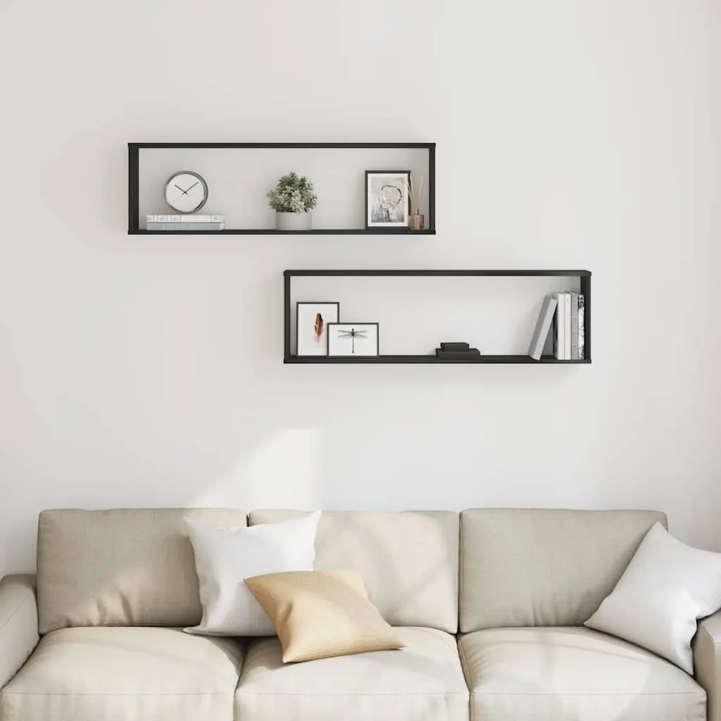 polki-scienne-cube-2-szt-czarny-dab-100x15x30-cm-stan-nowy