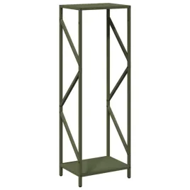 stojak-na-drewno-opalowe-oliwkowy-zielony-34x25x100-cm