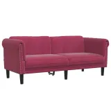 sofa-dwuosobowa-winna-czerwien-aksamit